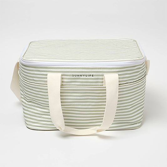 Light Cooler Bag La Palma Sage Stripe