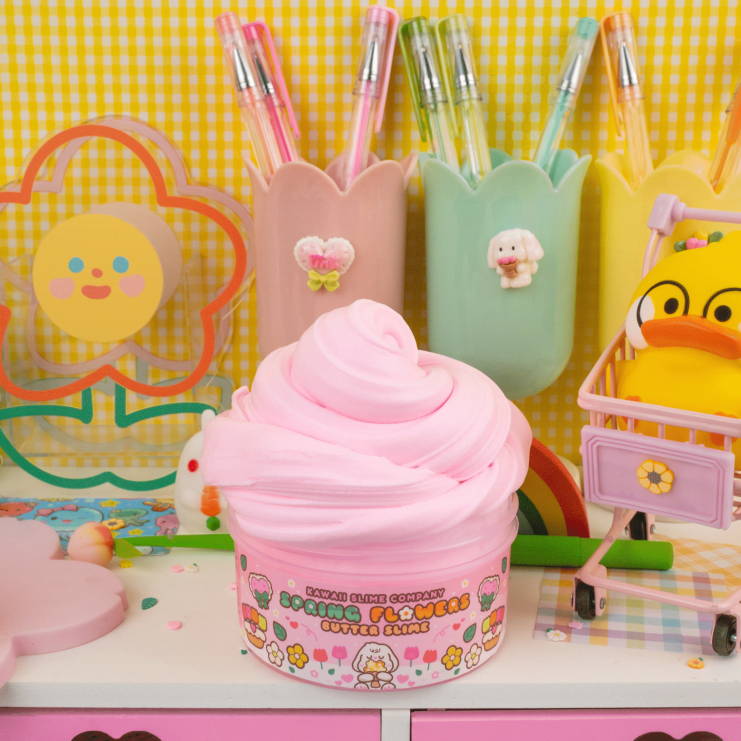 Spring Flowers Butter Signature Dome™ Slime