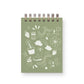 Garden Doodle Mini Jotter Notebook