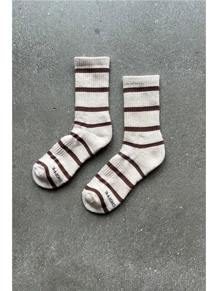 Striped Boyfriend Socks