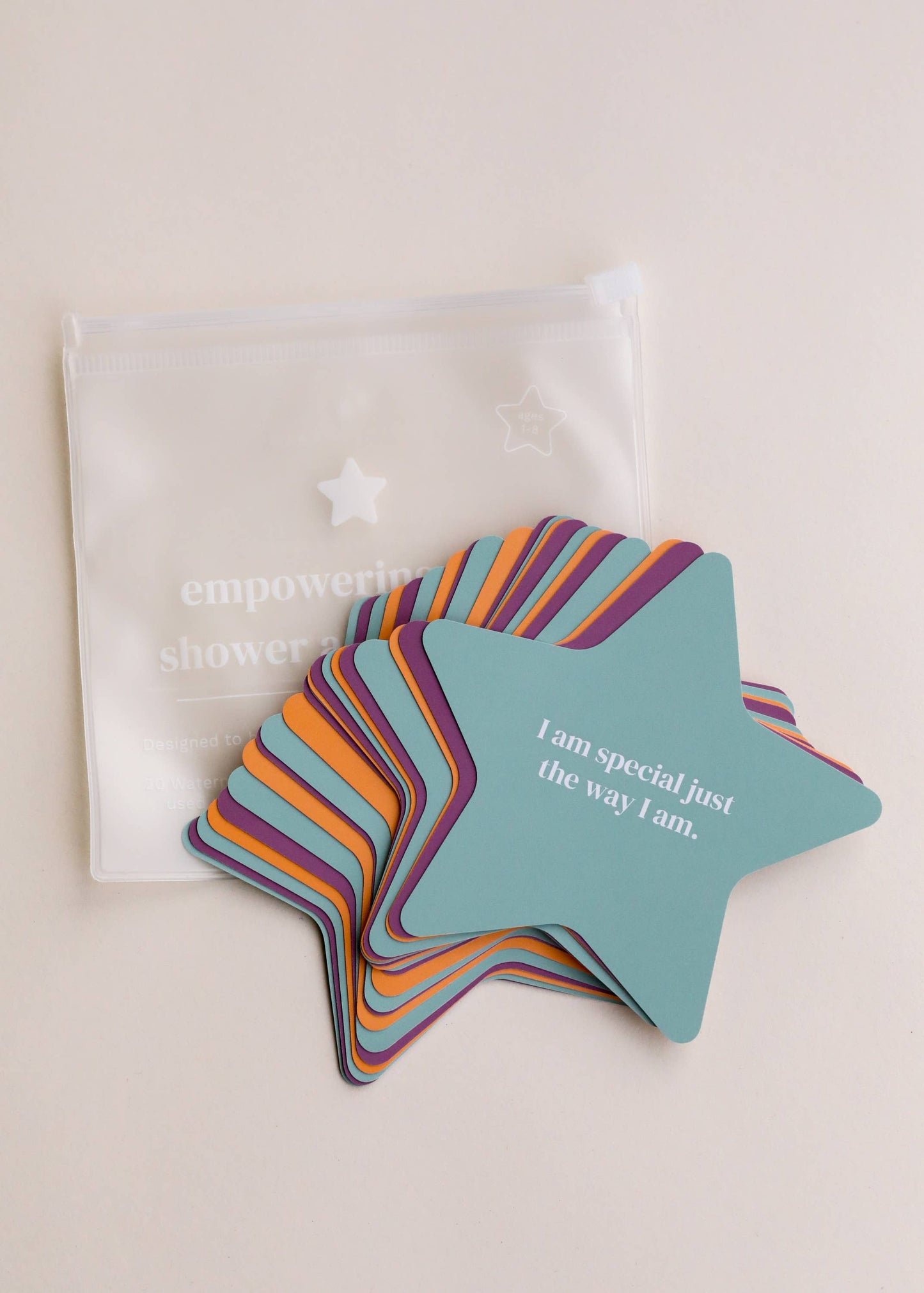 Shower Affirmation Cards Kids