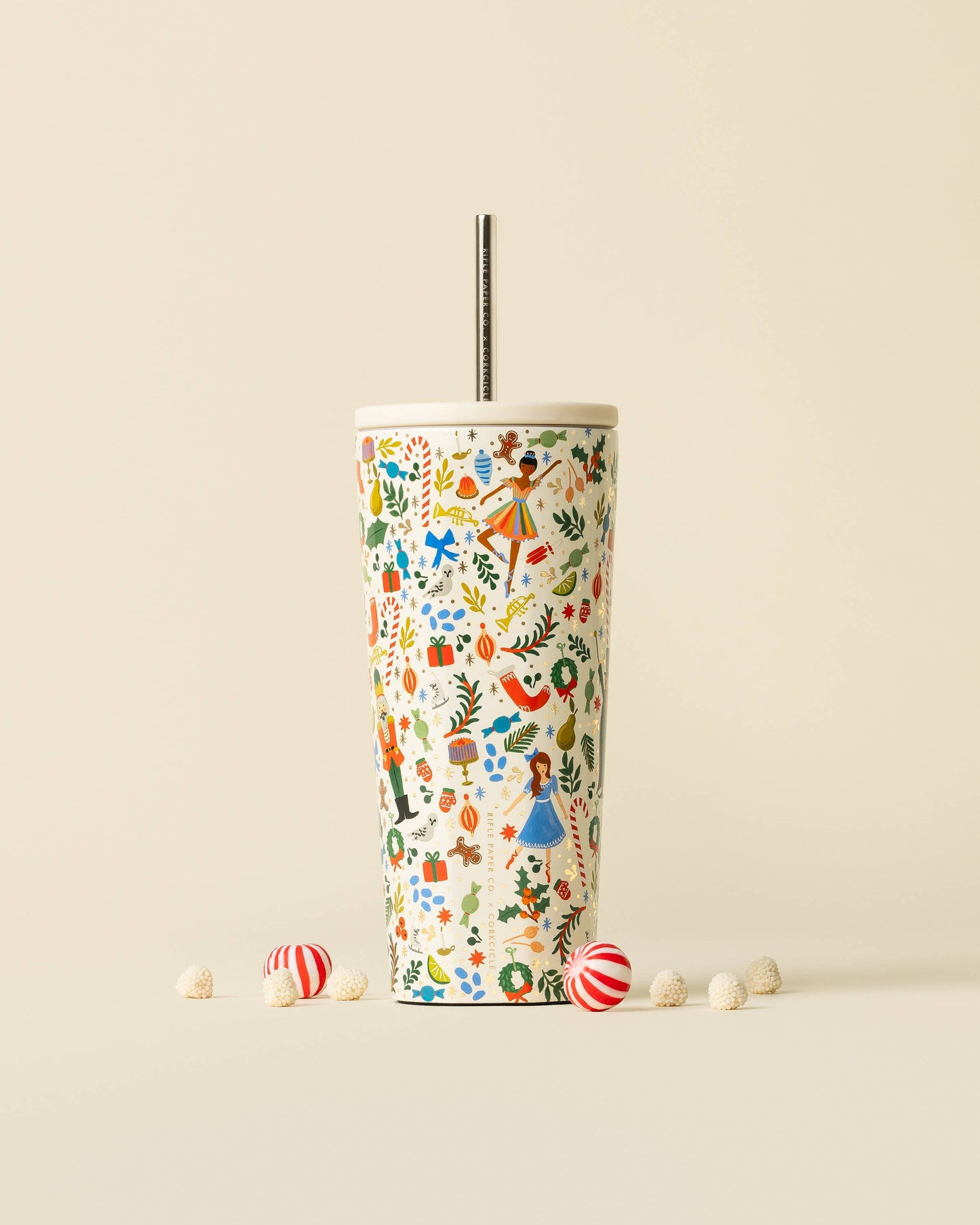 Rifle Paper Nutcracker Cold Cup