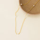 Dainty Pearl Station Necklace