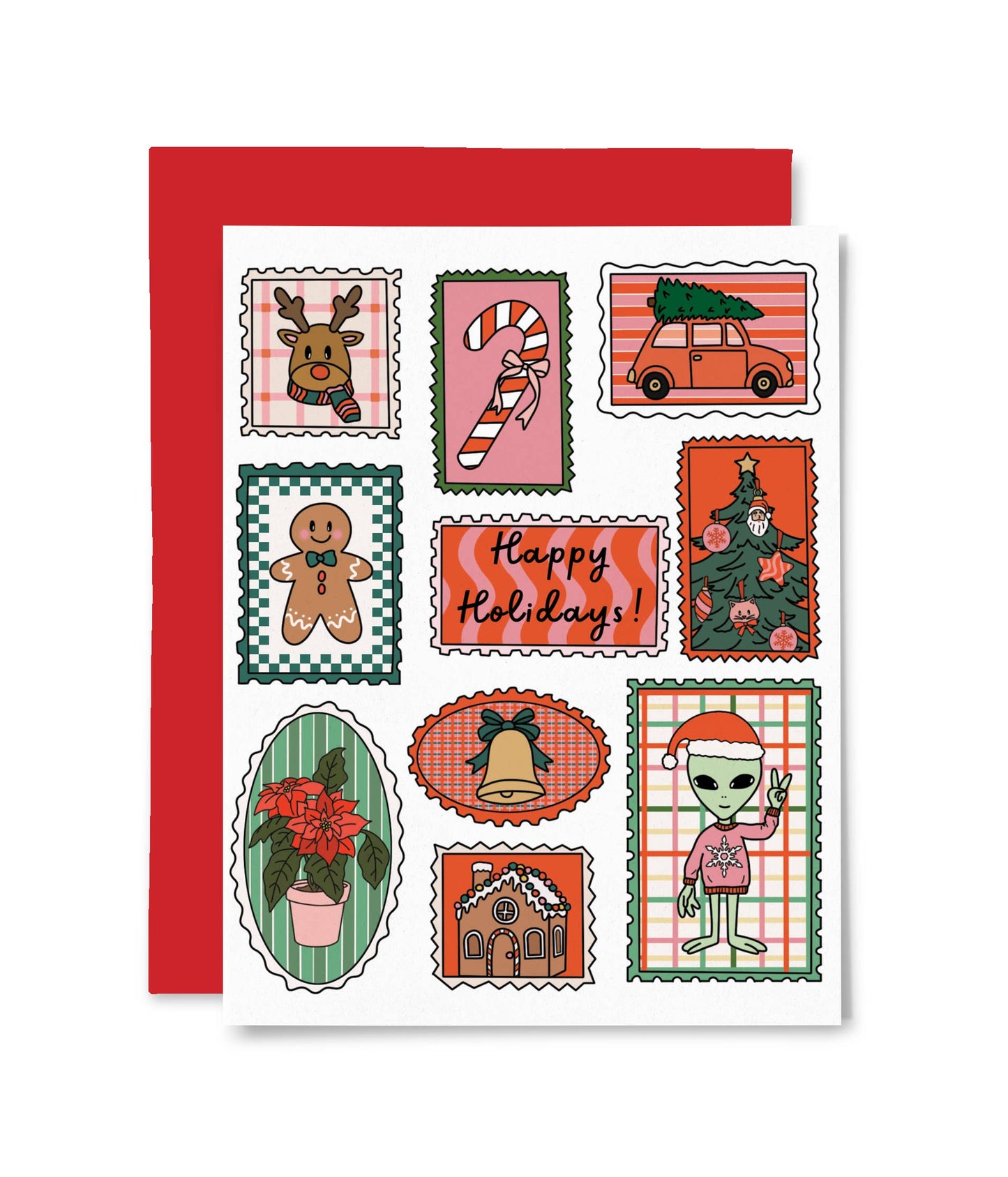 Holiday Stamps Boxed Notes