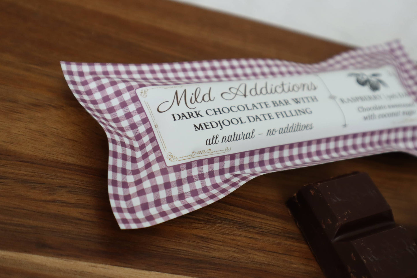 Raspberry Dark Chocolate Small Mild Addictions Bar