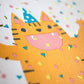 Confetti Cat Card