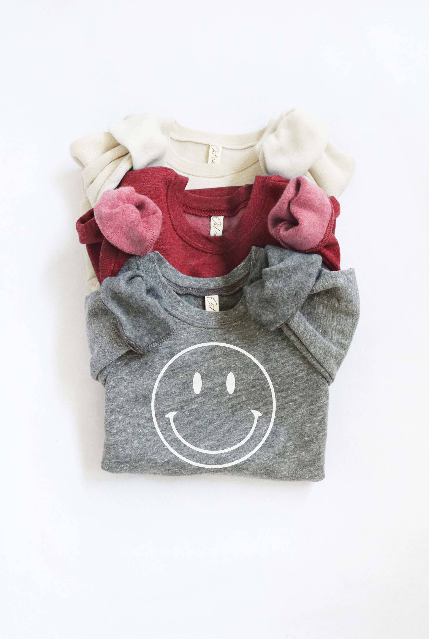 SMILEY FACE Toddler Unisex Graphic Sweatshirt
