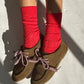 Modal Eyelet Socks