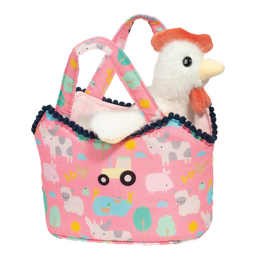 Farm Friends Sassy Sak with White Hen Purse