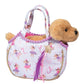 Dancin Pups Sassy Sak with Golden Retriever Dog Purse