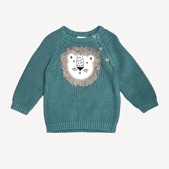 Lion Baby Pullover Sweater