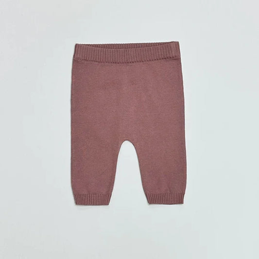 Vintage Rose Side Pocket Sweater Knit Pants