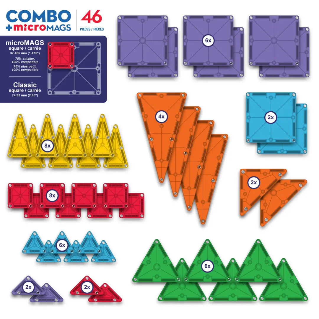 Magnatiles Combo 46-Piece Set