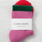 Color Block Girlfriend Socks