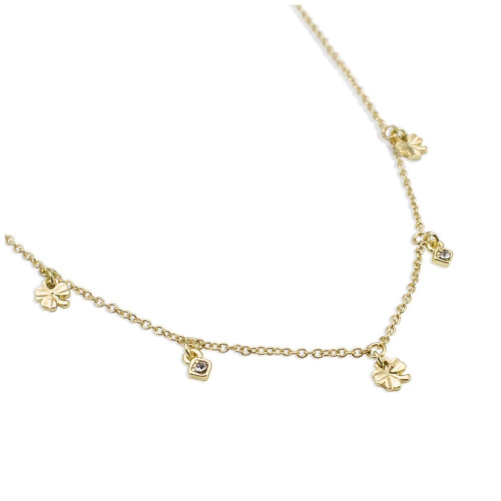 Lots of Luck Dangle Necklace Gold