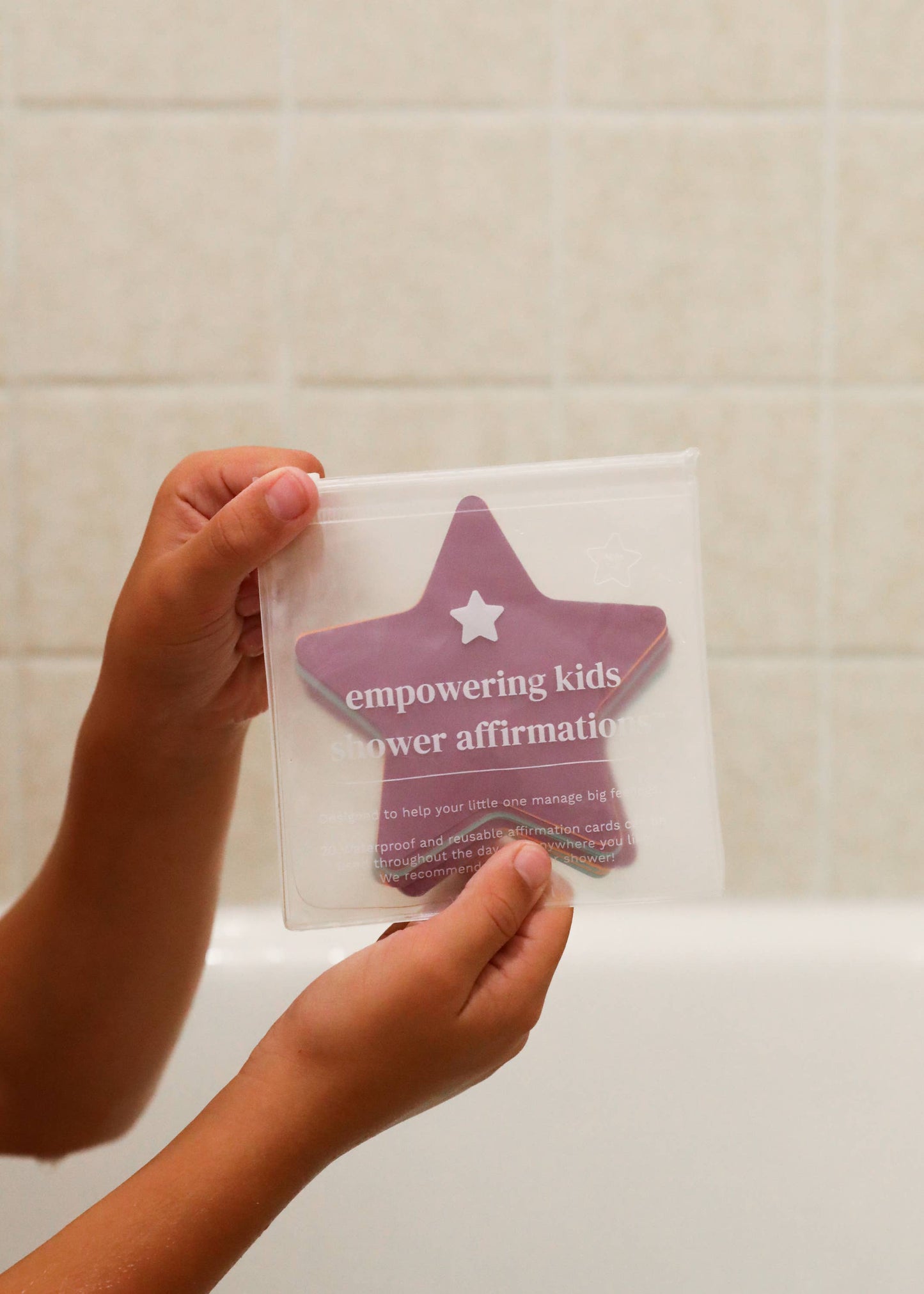 Shower Affirmation Cards Kids