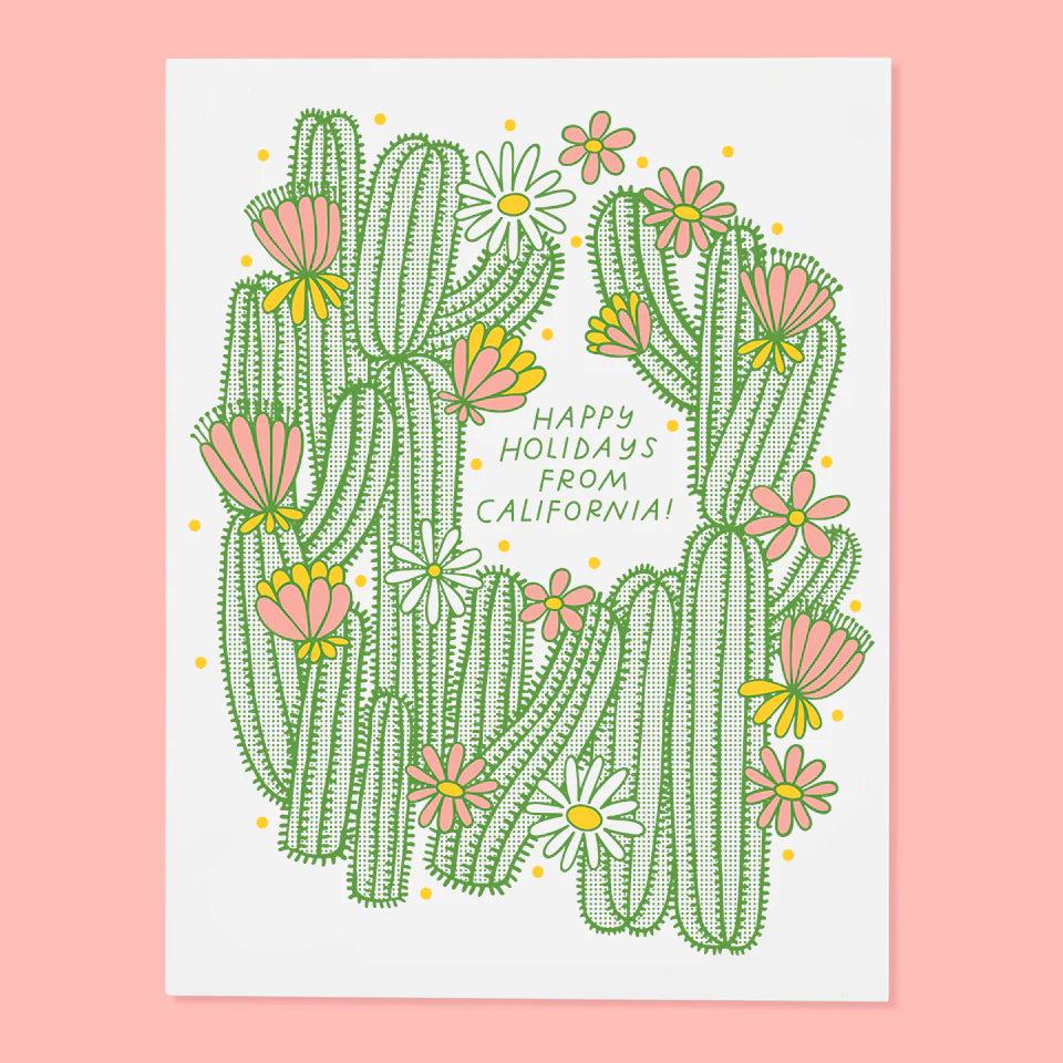 Cacti Holiday Card