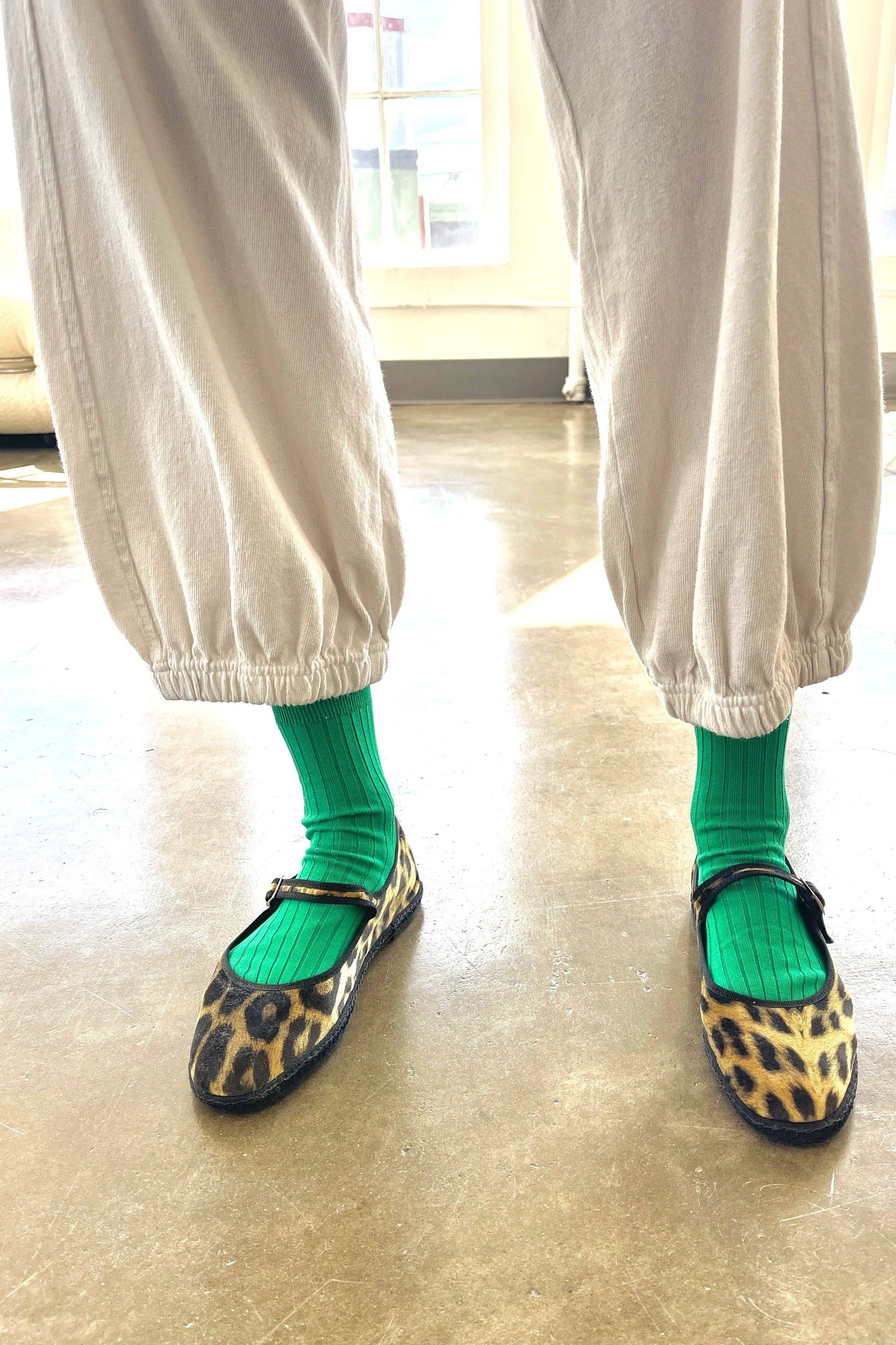 Her Combed Cotton Rib Socks