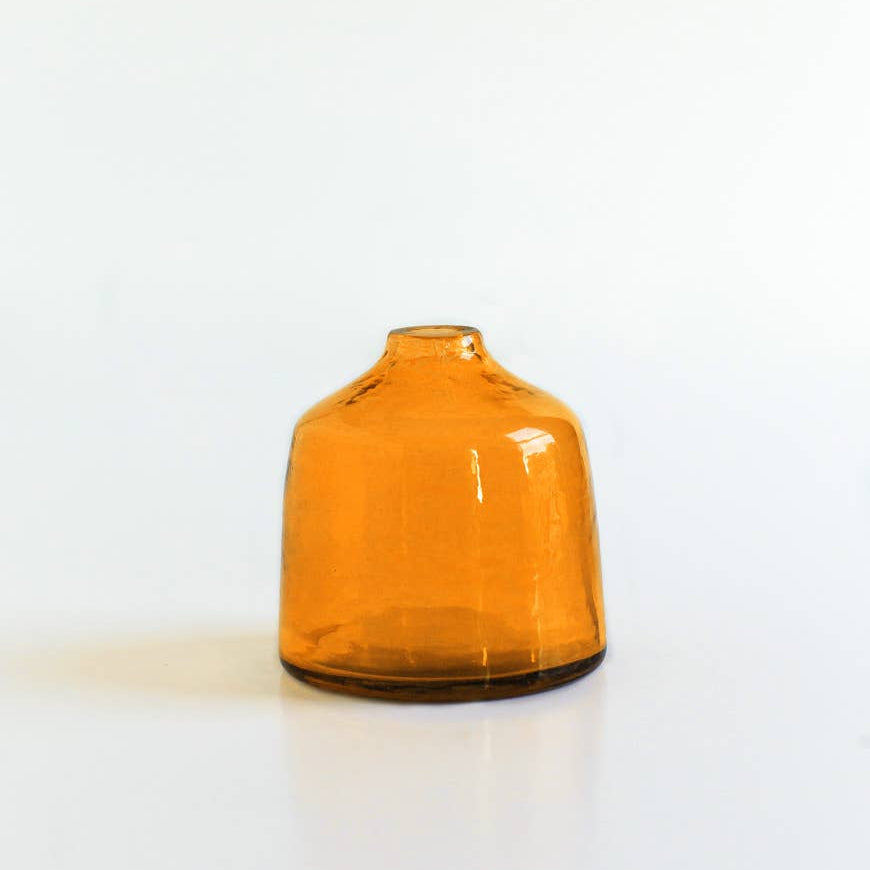 Bella Handblown Hammered Glass Bud Vase