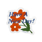 Orange Blossom "Have a Nice Day" Sticker