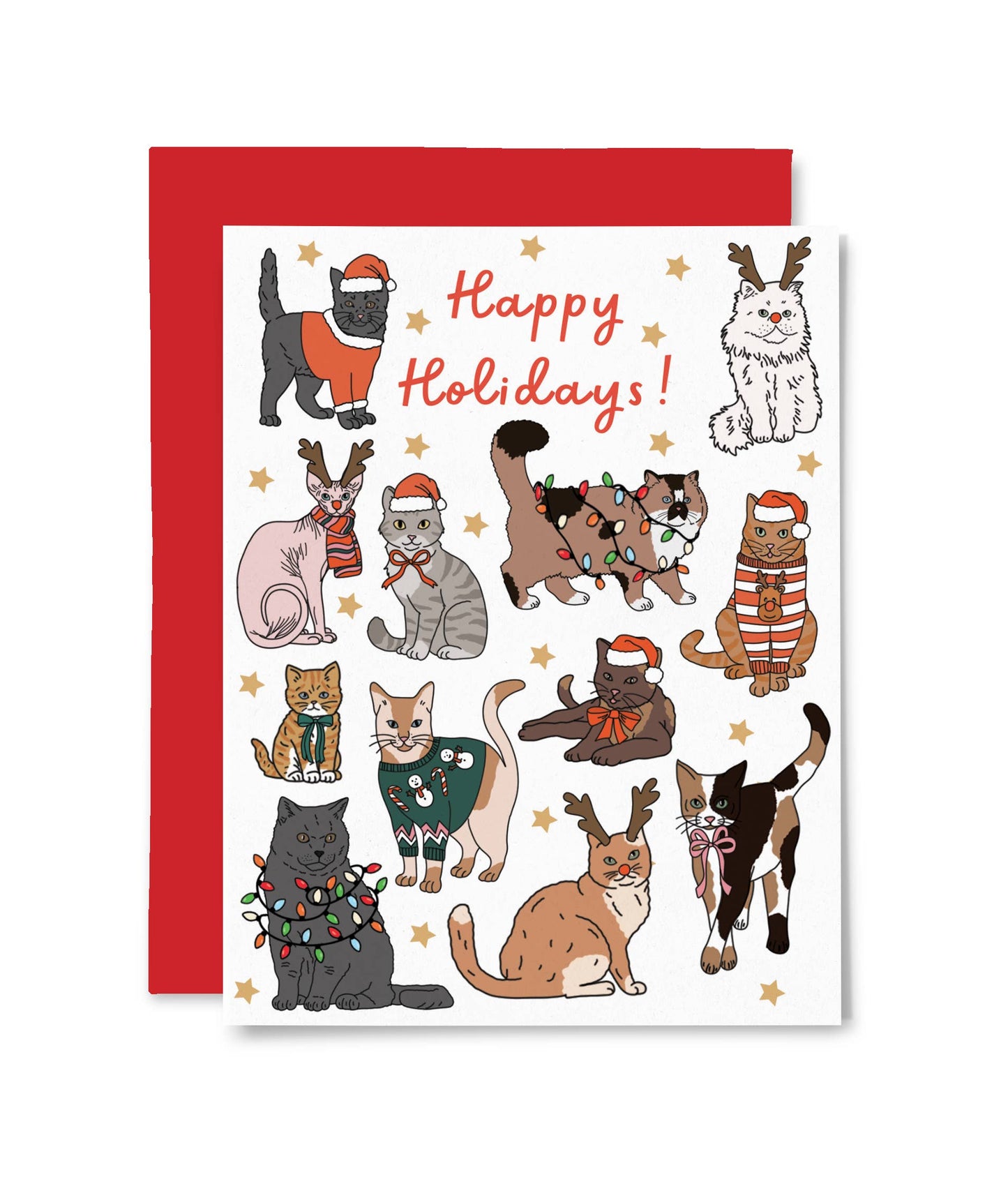 Holiday Cats Card