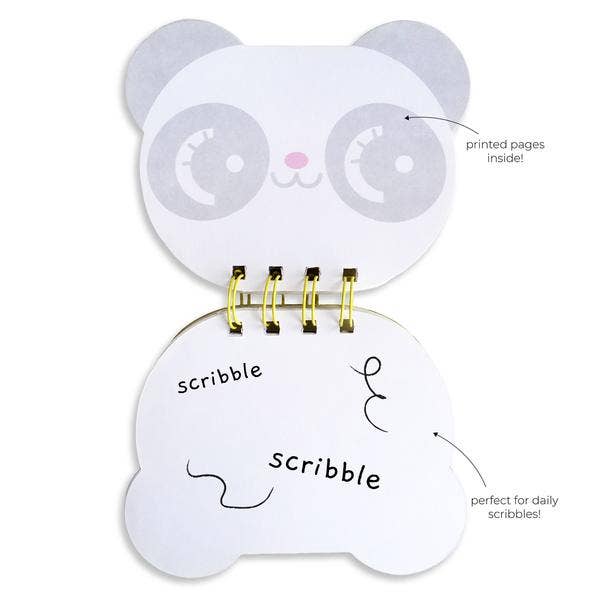 Kawaii Panda A6 Jelly Notebook