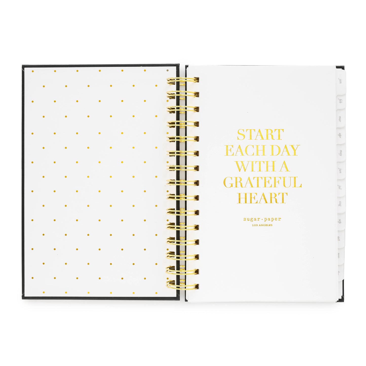 2025 Black Small Spiral Planner