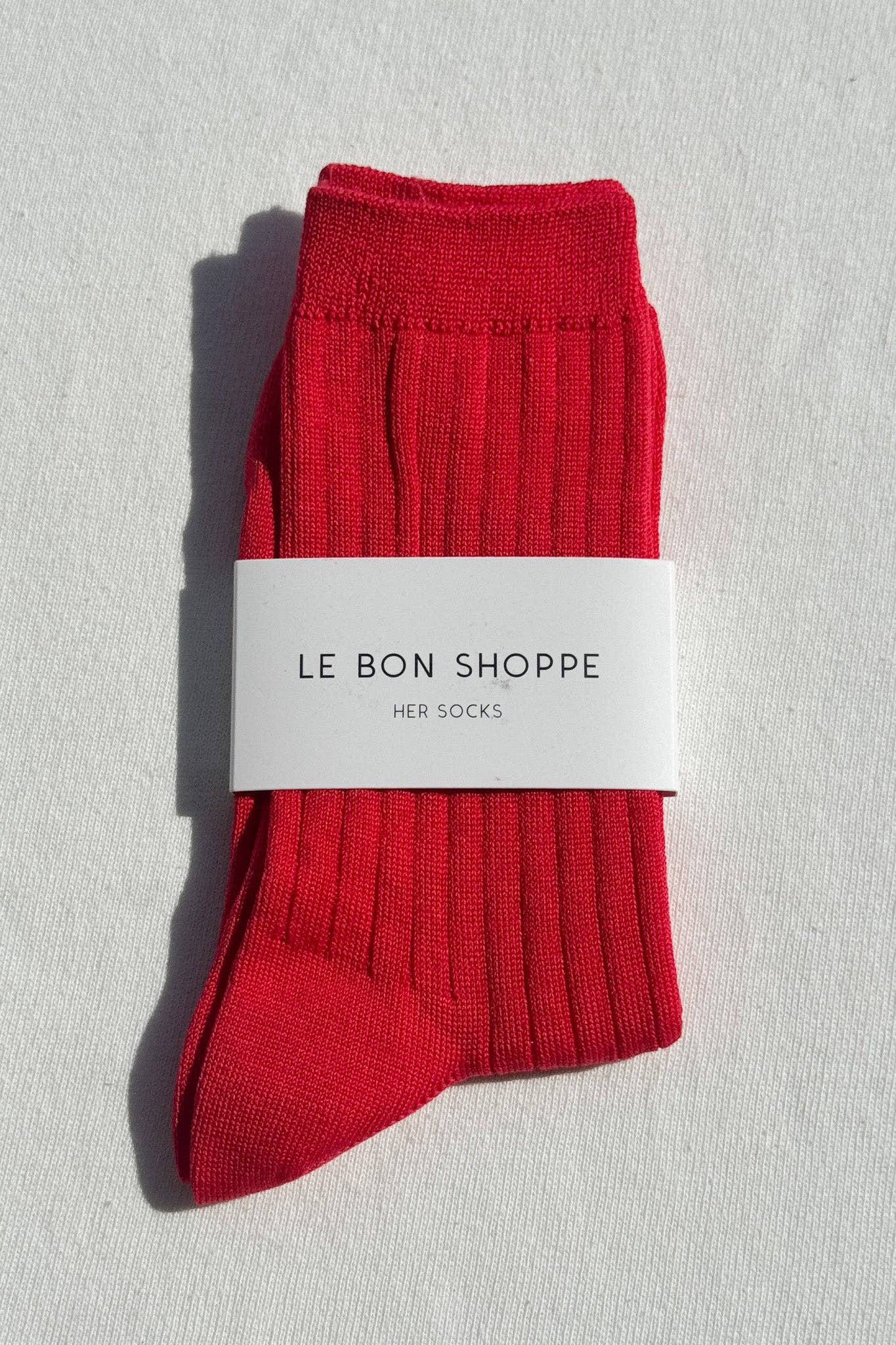 Her Combed Cotton Rib Socks