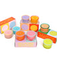 Orange & Pink Party Candle