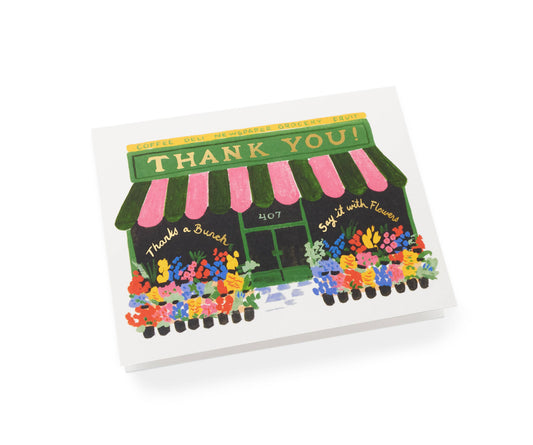 Boxed Set of Flower Shop Thank You Cards