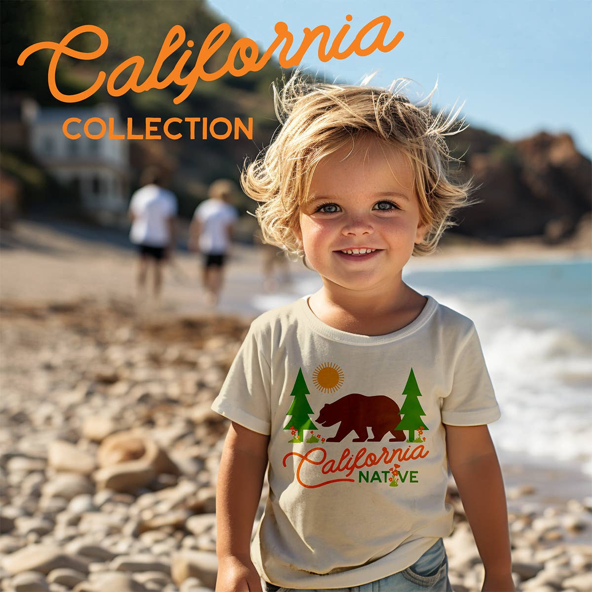 California Native with Bear Toddler Shirt