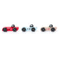 Cubika Wooden Vehicle Set Racing Cars