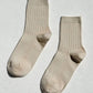 Her Combed Cotton Rib Socks