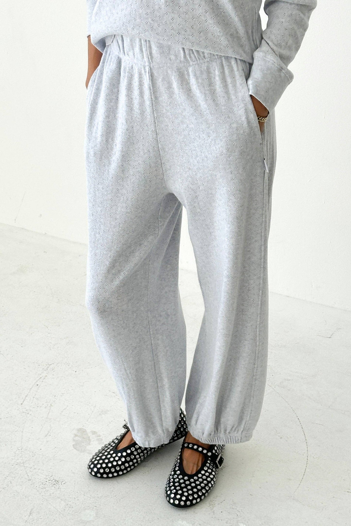Pointelle Balloon Pants