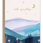 Mountain Landscape Sympathy Card