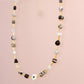 Black and White Beaded Necklace