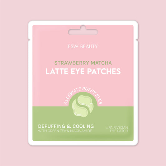 Strawberry Matcha Latte Depuffing & Cooling Eye Patches