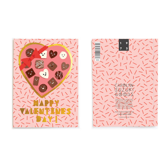 BOX O CHOCOLATES  Valentine's Day Card
