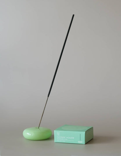 Milk Glass Bubble Incense Holder
