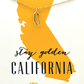 CA State Necklace