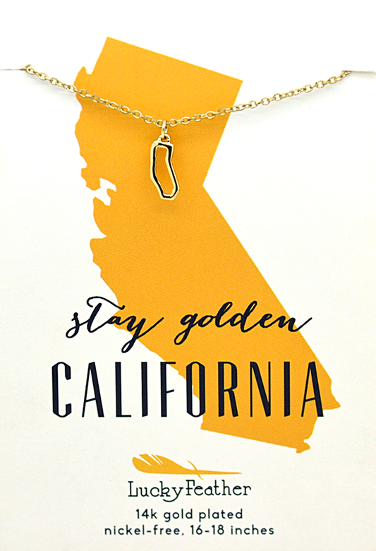 CA State Necklace