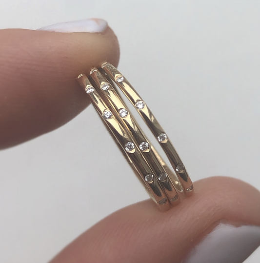 Eternity Solid Gold Diamond Band