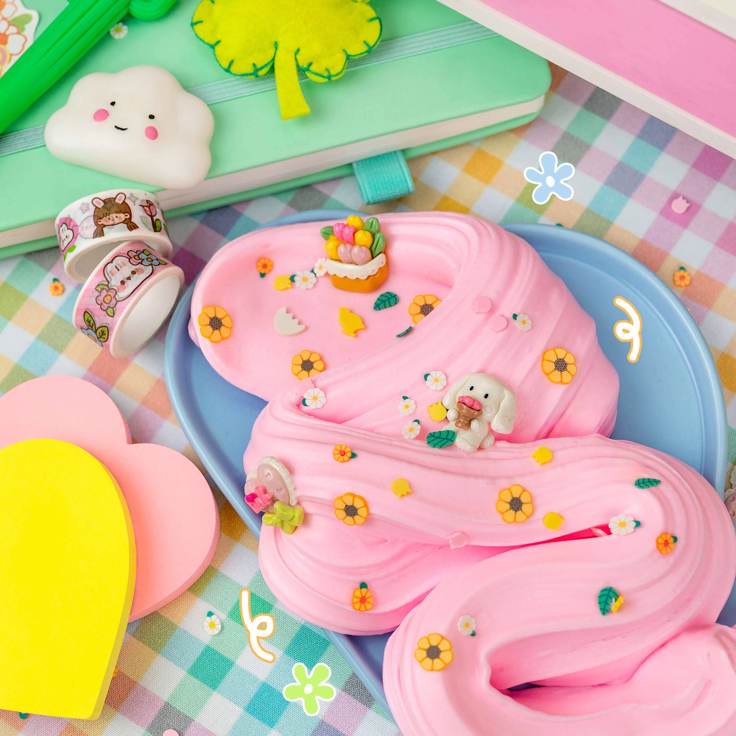 Spring Flowers Butter Signature Dome™ Slime