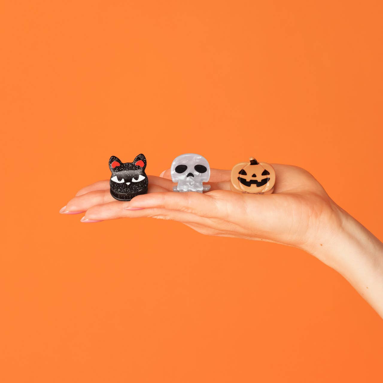 Mini Claw Clips 6pc Set - Halloween Squad