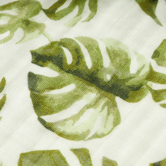 Island Leaf Cotton Swaddle