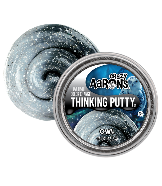 Mini Owl - 2" Thinking Putty Tin