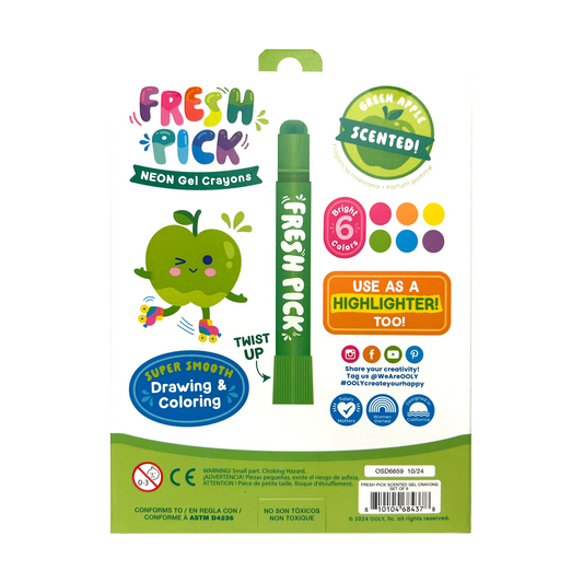 Fresh Pick Apple Scented Gel Crayons