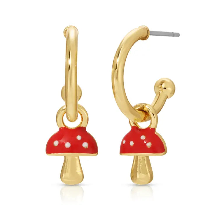 Mushroom Hoops with drop