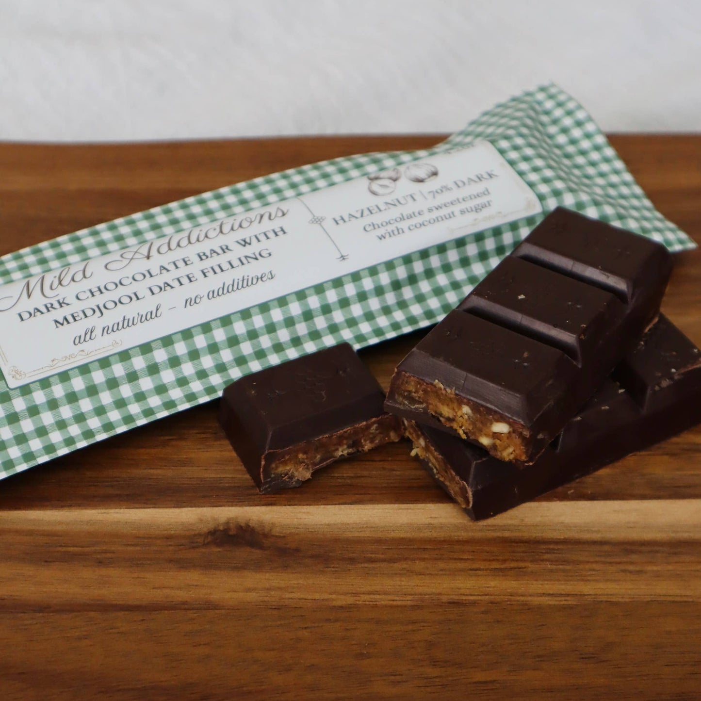 Hazelnut Dark Chocolate Large Mild Addictions Bar