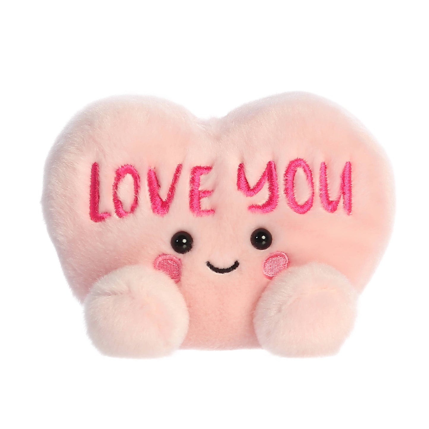 Love You Candy Heart Palm Plush Pals Stuffed Animal